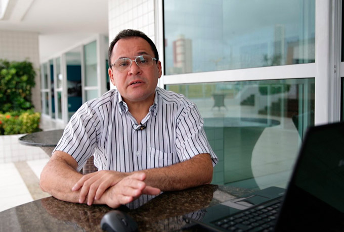 Robson Silva, profissional de contabilidade Foto: Gabi Madeiro